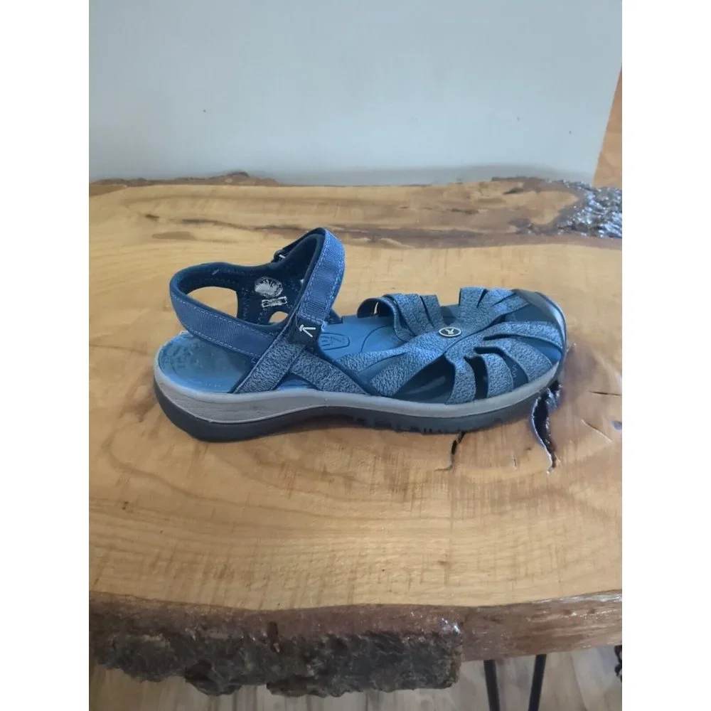 Womens Keen “Rose” Sport Sandals Hiking Sandals Shoes Blue Size 9.5 - Picture 4 of 10